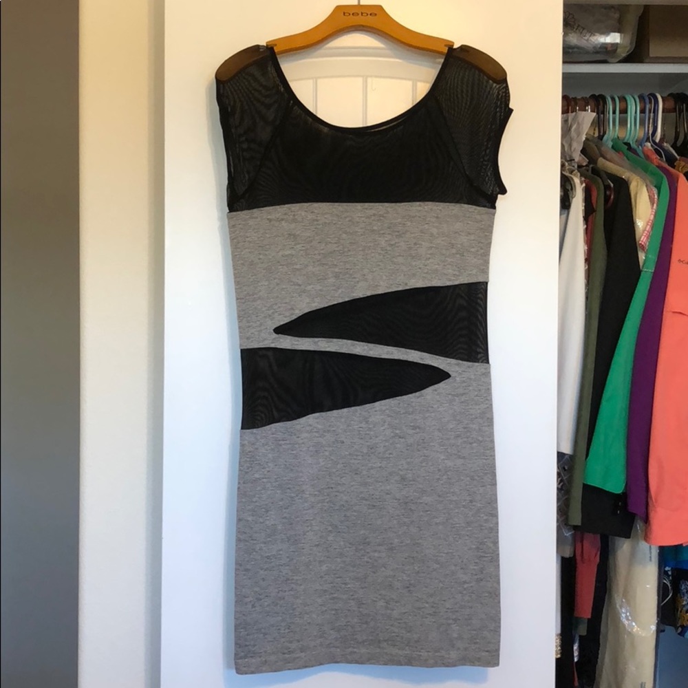 Bebe mesh dress size M/L